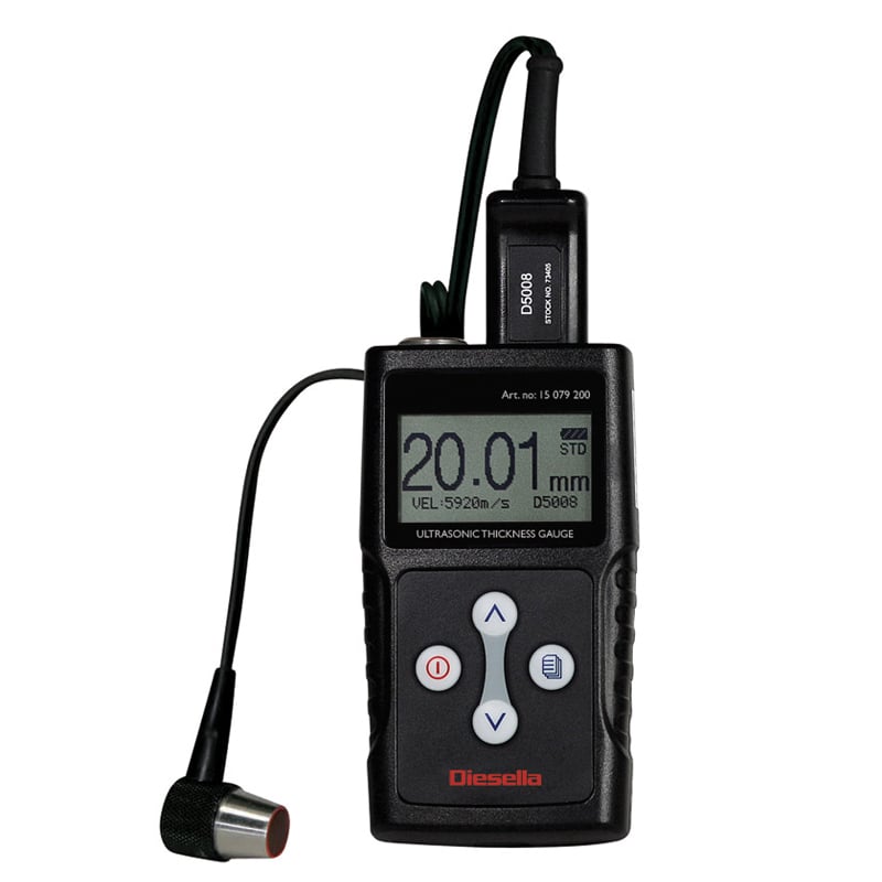 Tykkelsesmåler Ultrasonisk Måleomr    65-400 Mmx0 01