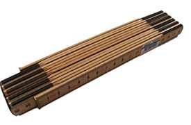 Hero Tommestok Træ   Meter 12-led