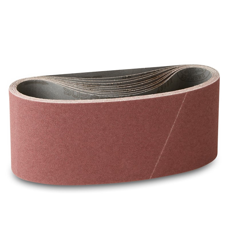 110x620mm Lærreds Slibebånd 10 Stk Korn P40