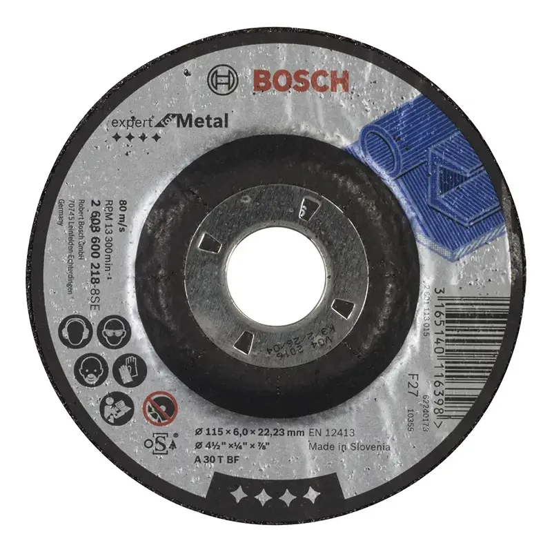 Bosch Skrubskive 115 Mm Metal 2608600218