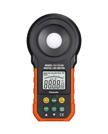 Digital Luxmeter For Måling Af Alm  Lys- Og Led Lysintensitet