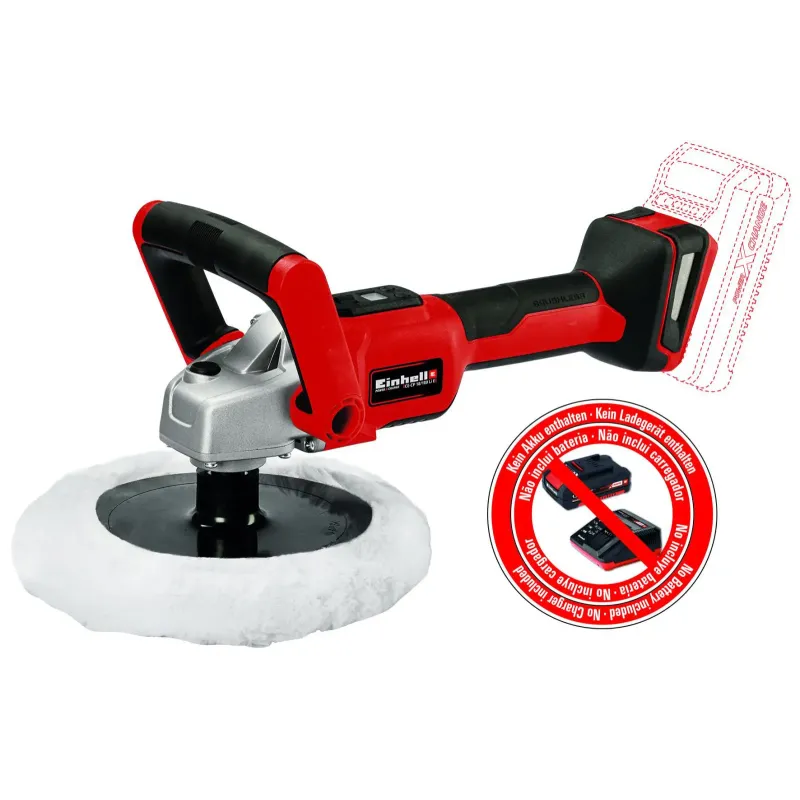 Einhell Poler Slibemaskine ø180mm Solo 18v Ce-cp 18 180 Li 2093320