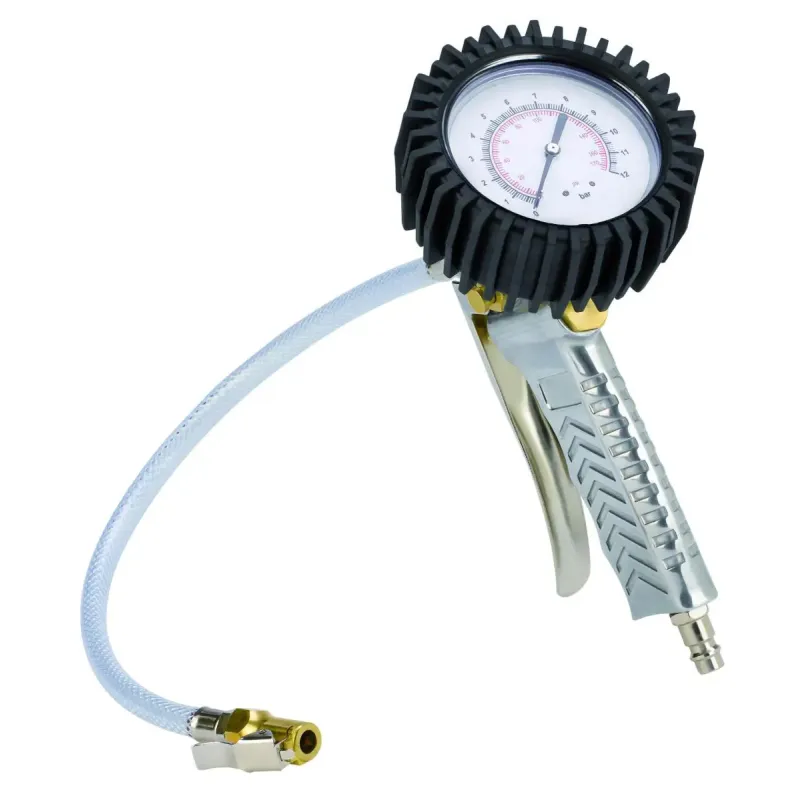 Einhell Trykluft Dæktryksmåler Manometer Og Forlængerstuds 4133110