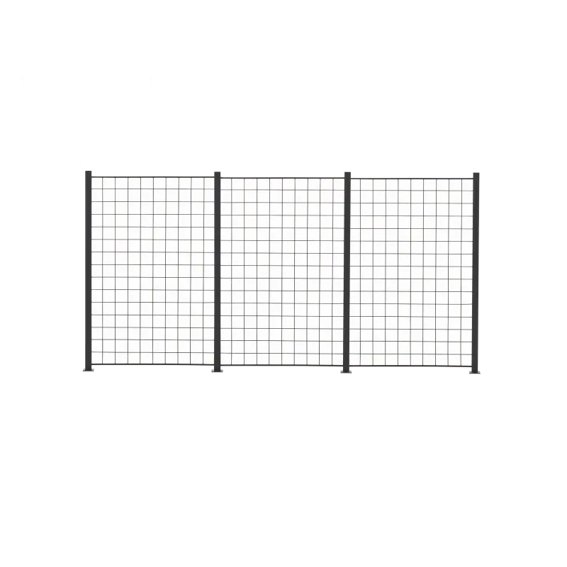 Fag Espalie Sort 150x100 Cm Inkl Alu Stolper 158 Cm 116-096