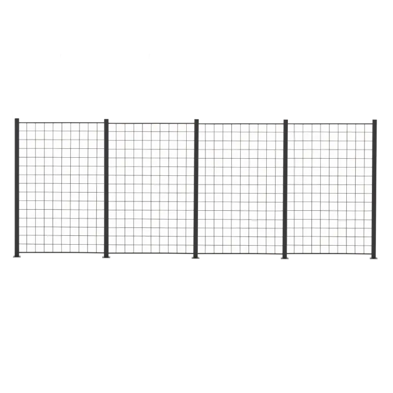 Fag Espalie Sort 150x100 Cm Inkl Alu Stolper 158 Cm 116-097