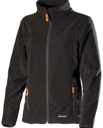 Fleecejakke Dame 687p-  Sort Str  Xs