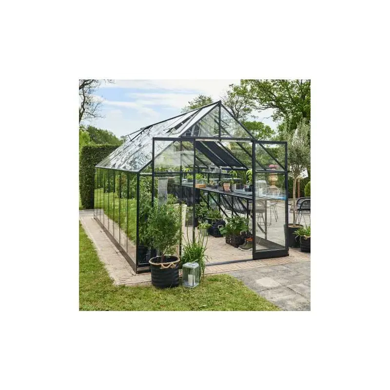 Halls Qube 816 Sort Mm Hærdet Glas F09864