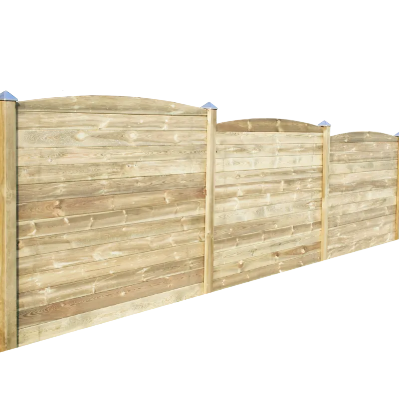 Hortus 178 Cm Fag Med Topprofil Buet Afslutning Og Mellem Stolper 101-690