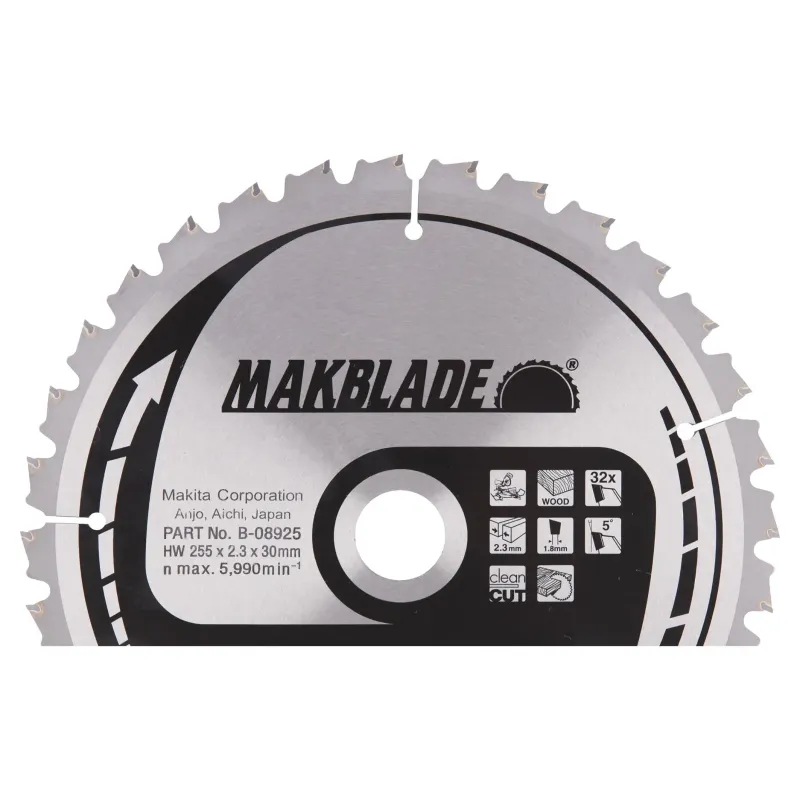 Makita Hm-klinge 255mm 32tï -32720 -08925