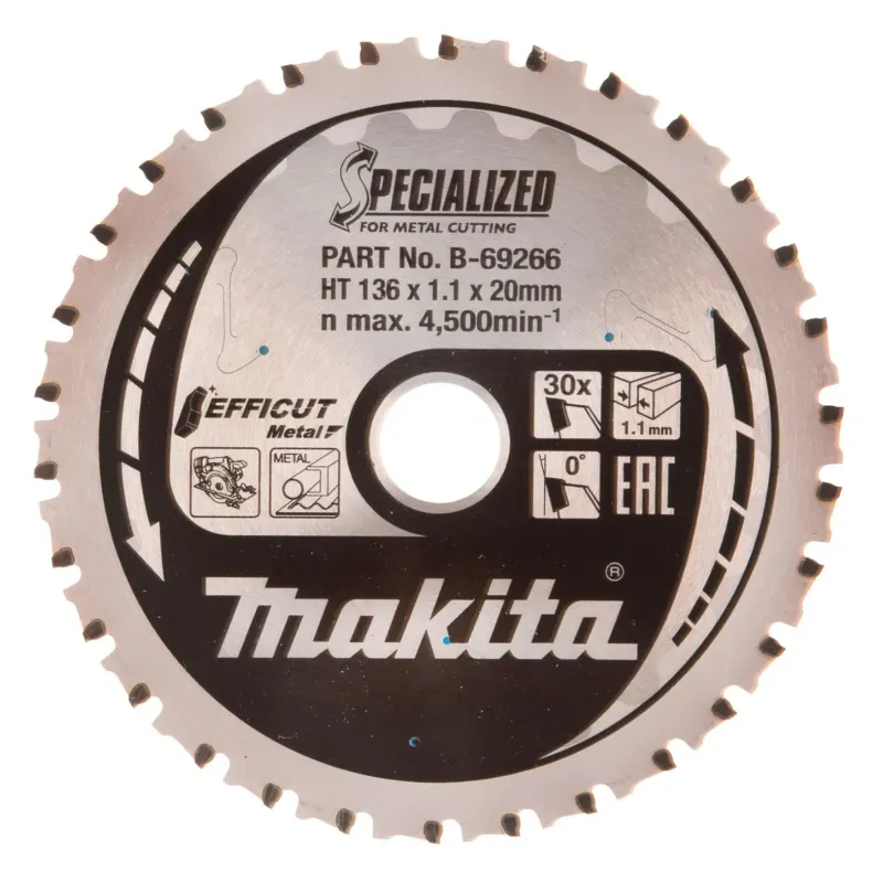 Makita Klinge Tct 136x20mm 30t -69266