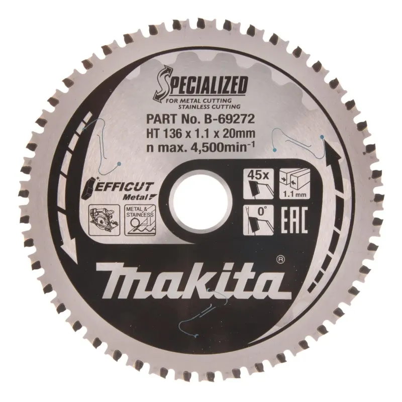 Makita Klinge Tct 136x20mm 45t -69272