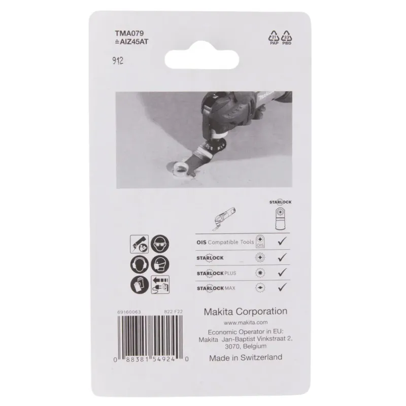 Makita Multicut Metal 45mm Aiz45at -69755