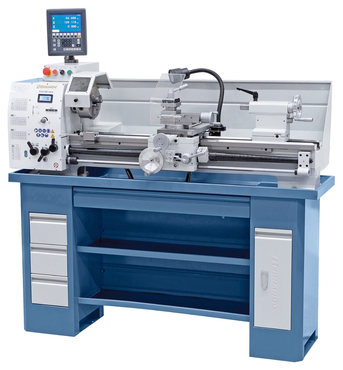 Metal Drejebænk Profi 900 Vario Inkl -akset Digital 3x400v