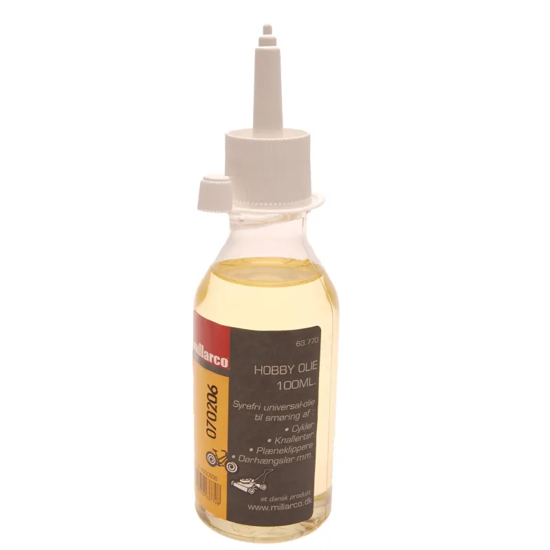Millarco Hobbyolie 100 Ml Syrerfri