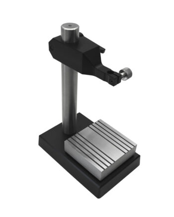 Mini-målebord 80x80 Mm Med Kraftig Støbejernsfod Med Stabil Målesøjle