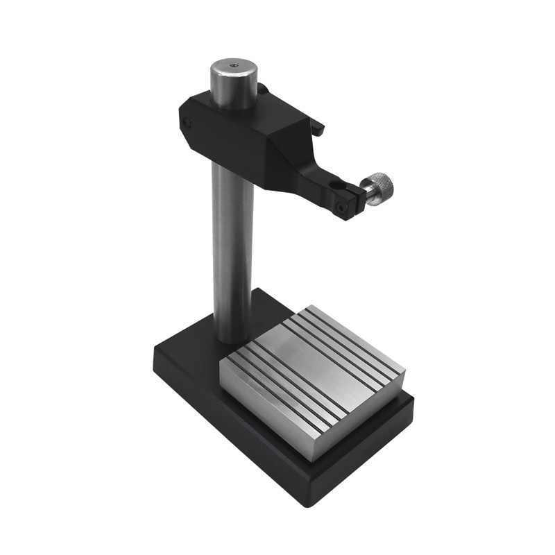 Mini-målebord 80x80 Mm Med Kraftig Støbejernsfod Med Stabil Målesøjle