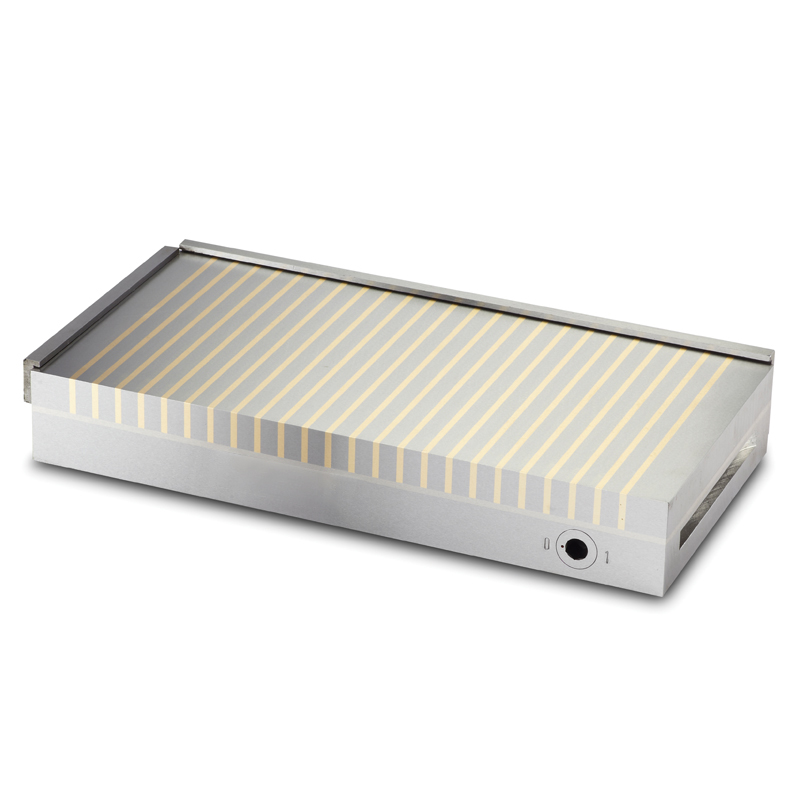 Permanent Magnetplan 300x600 Mm For Fræseopgaver Med Holdekraft Op Til 150 Cm2 Pol Afstand 12 Mm