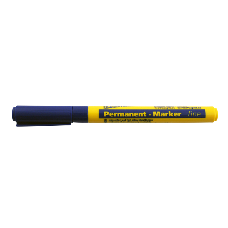 Permanent Marker Mm Blå Rund Spids Model 0778