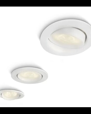 Philips Ellipse Recessed Led Hvid 3x4w
