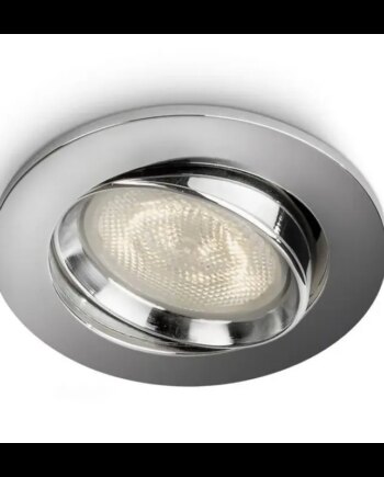 Philips Ellipse Recessed Led Krom 1x4w