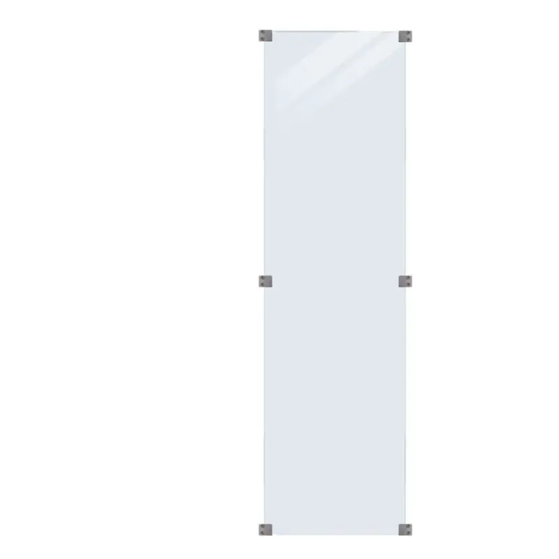 Plus Glashegn 55 4x176 Cm 6mm Hærdet Glas 175342-