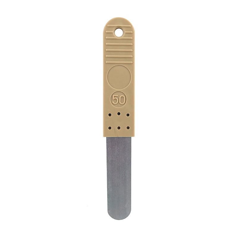 Søgerblad 50 Mm Med Plastik Håndtag Beige