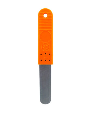 Søgerblad   70 Mm Med Plastik Håndtag  Orange
