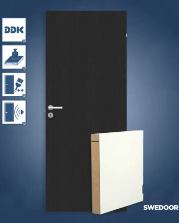 Swedoor Stable Gw Sort Malet Dør  Sort M9x21