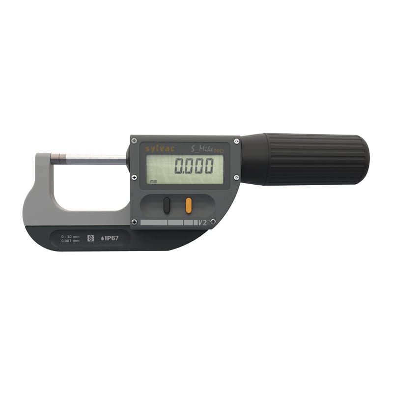 Sylvac Digital Mikrometer Mike Pro Ip67 30-66 Mm Cylindrisk ø6 Mm 903 0600