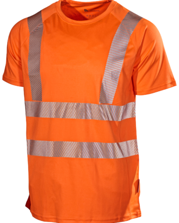 -shirt 413p Hi-viz Orange Str  Xs