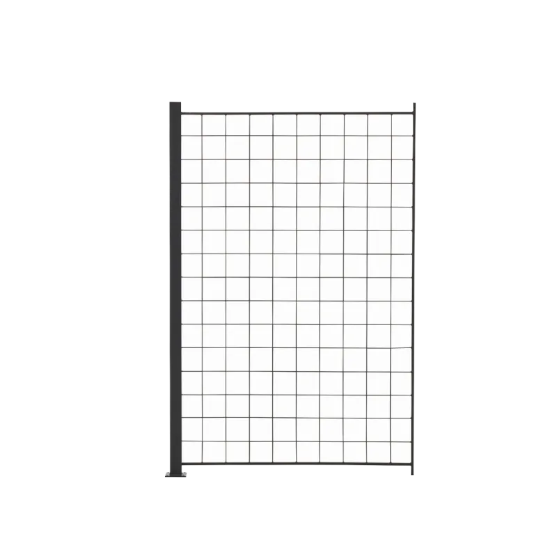 Tillægsfag Espalie Sort 150x100 Cm Inkl Alu Stolper 158 Cm 116-098