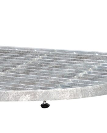 Trinrist Halvrund 40x80 Cm- Galvaniseret