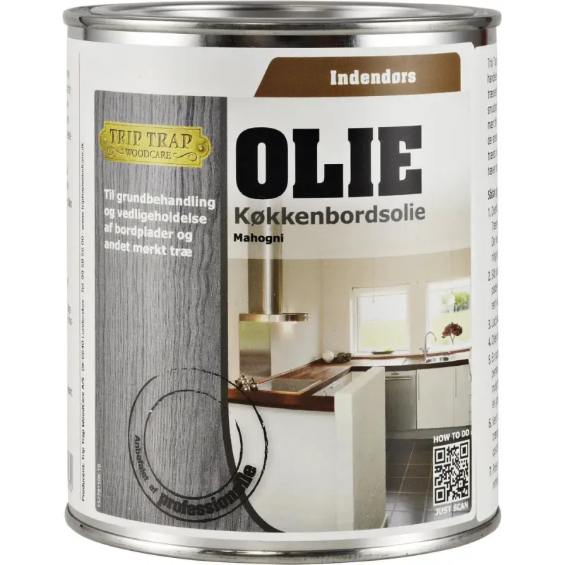 Trip Trap Køkkenbordsolie Mahogni 75lt