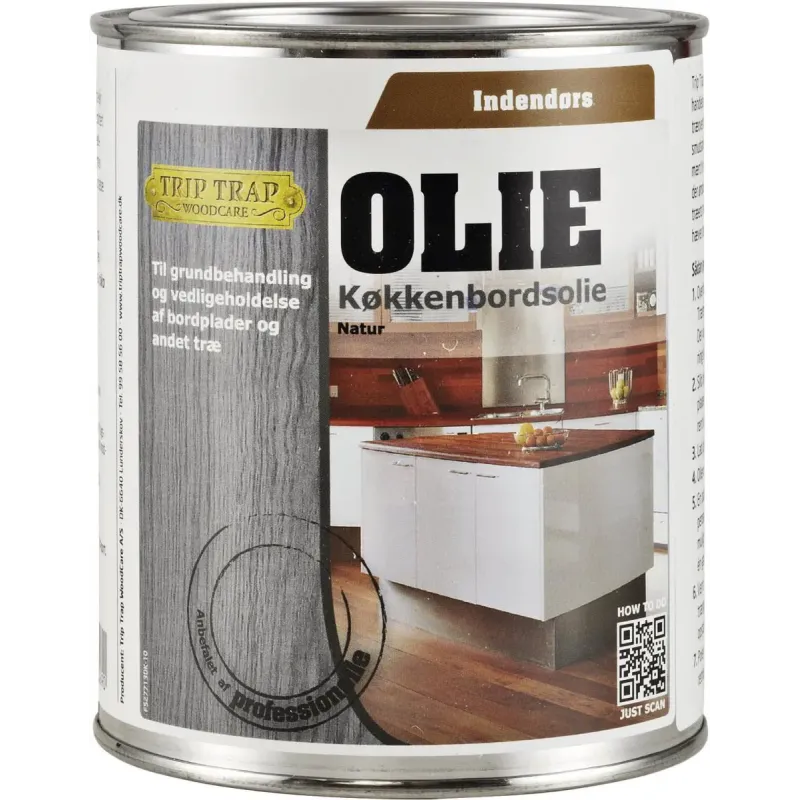 Trip Trap Køkkenbordsolie Natur 75lt
