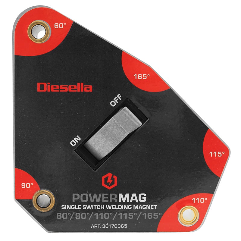 Wldpro Multivinkel Svejsemagnet Med 60â 90â 110â 115â 165â Vinkler Og On Off Funktion 30kg 295n