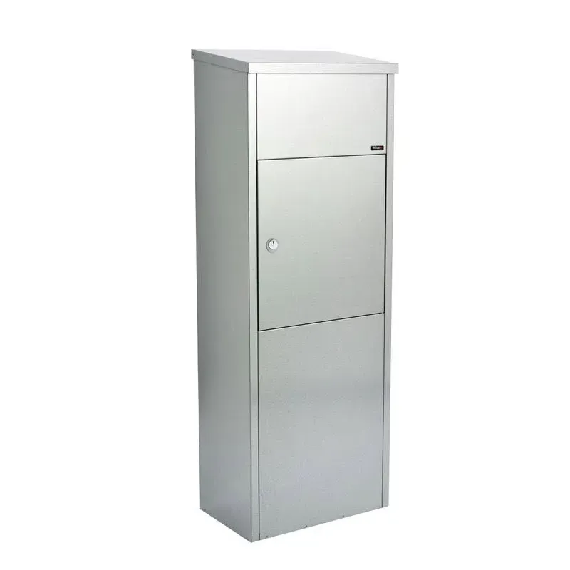 Allux 600 Pakkepostkasse Med Cylinderlås Galvaniseret