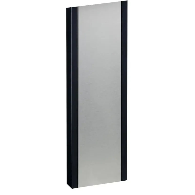 Allux Stander 1001 Universalstander Sort    Rustfri Stål Front Til Postkasse F61115