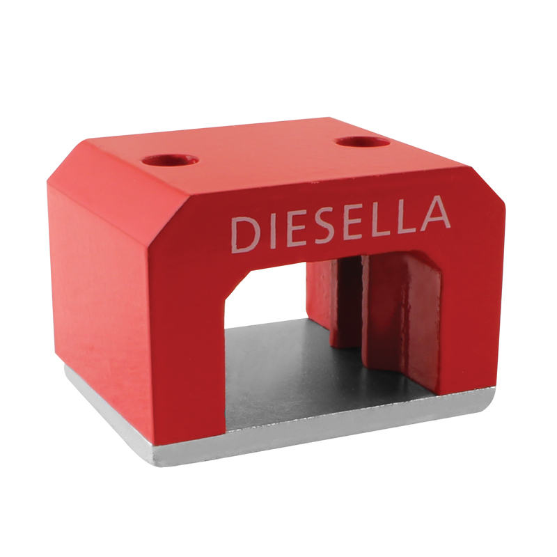 Alnico Hestesko Magnet   Broform 57x40 5x35 Mm Med 2xø7   Mm Huller  250n