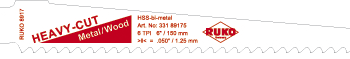 Bajonetsavkl Bi-  150mm 6tpi Pk