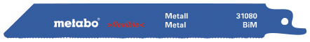 Bajonetsavkl Til Metal 150mm Bim 18tpi Flex Pk