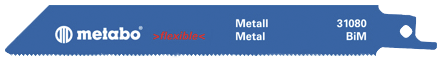 Bajonetsavkl Til Metal 150mm Bim 18tpi Flex Pk