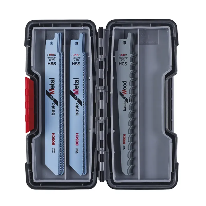 Bosch Bajonetsavkl 15 Stk Træ Met Basic   Box 2607010901