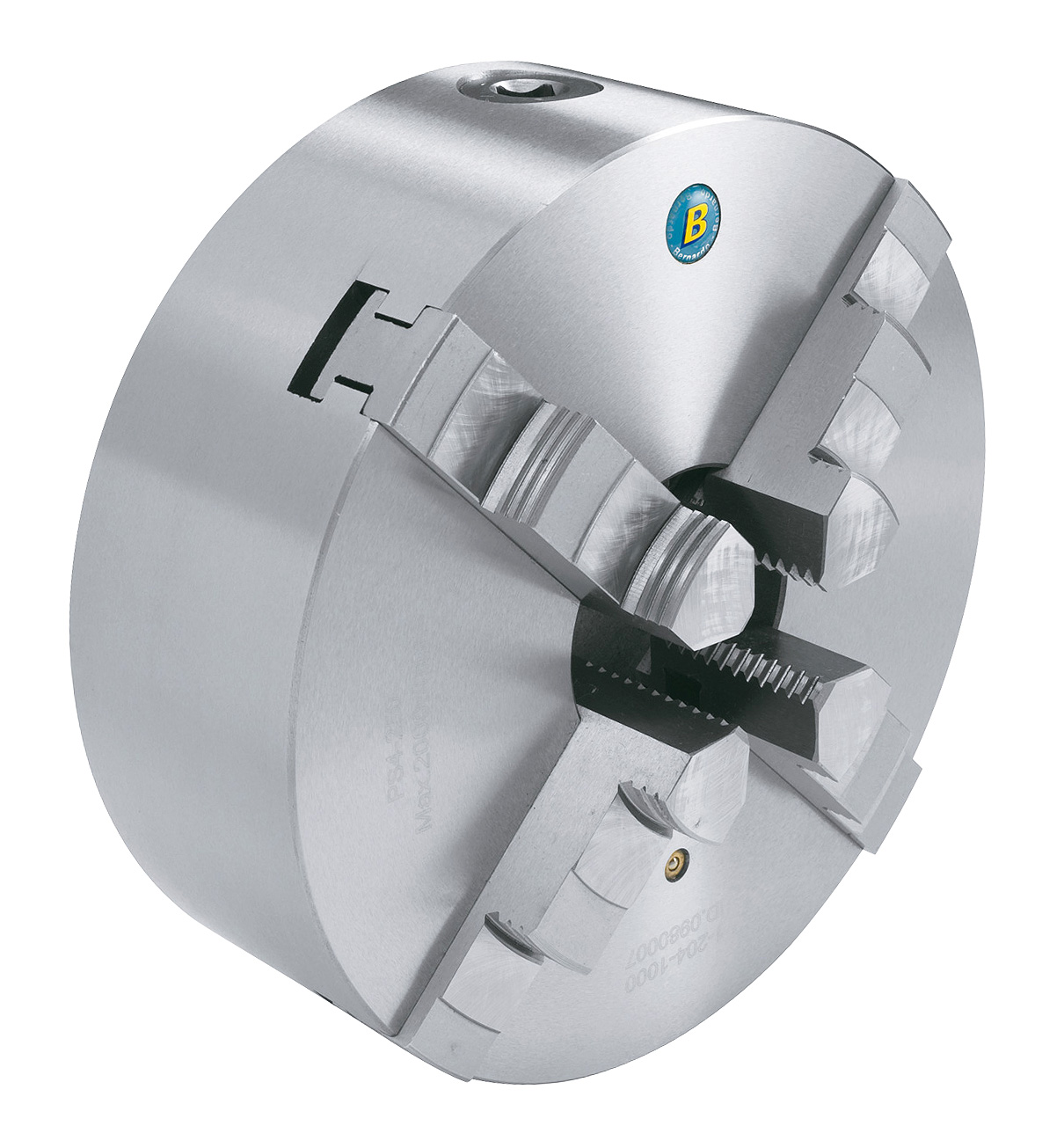 Centrerpatron  -bakket Dk12-d5 ø200 Mm Støbejern Din 55029