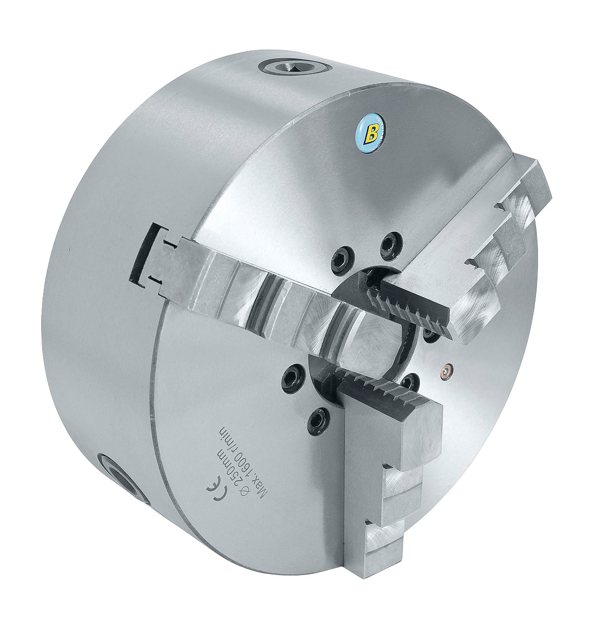 Centrerpatron  -bakket Dk11-d6 ø200 Mm Støbejern Din 55029