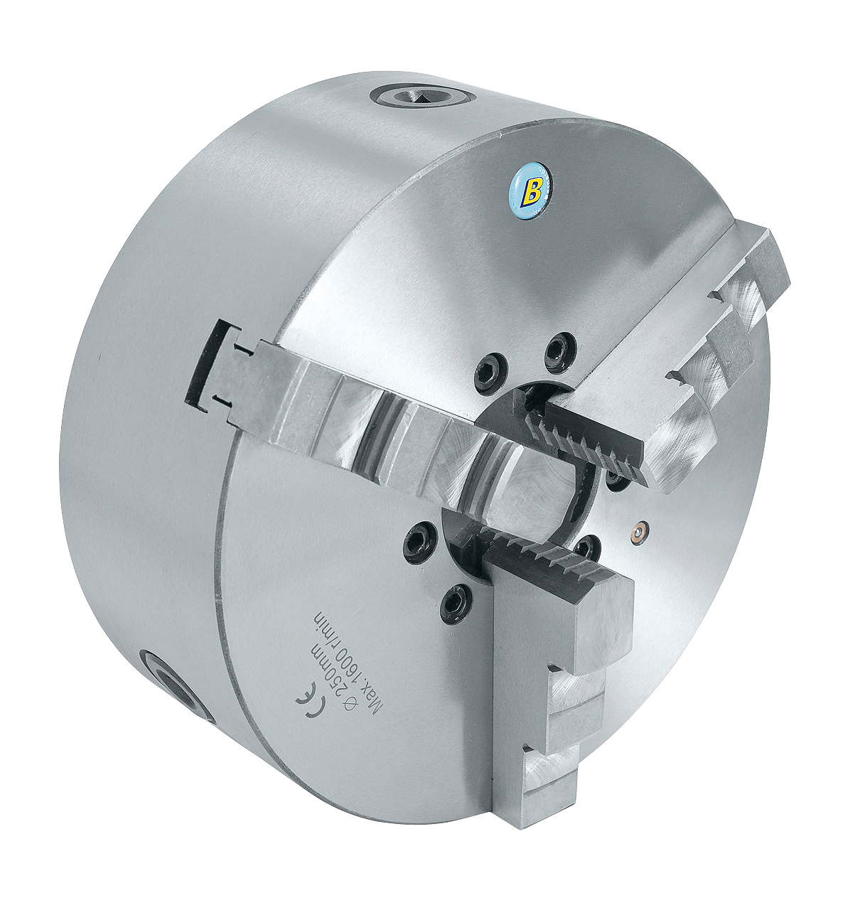 Centrerpatron  -bakket Dk11 ø630 Mm Støbejern Din 6350