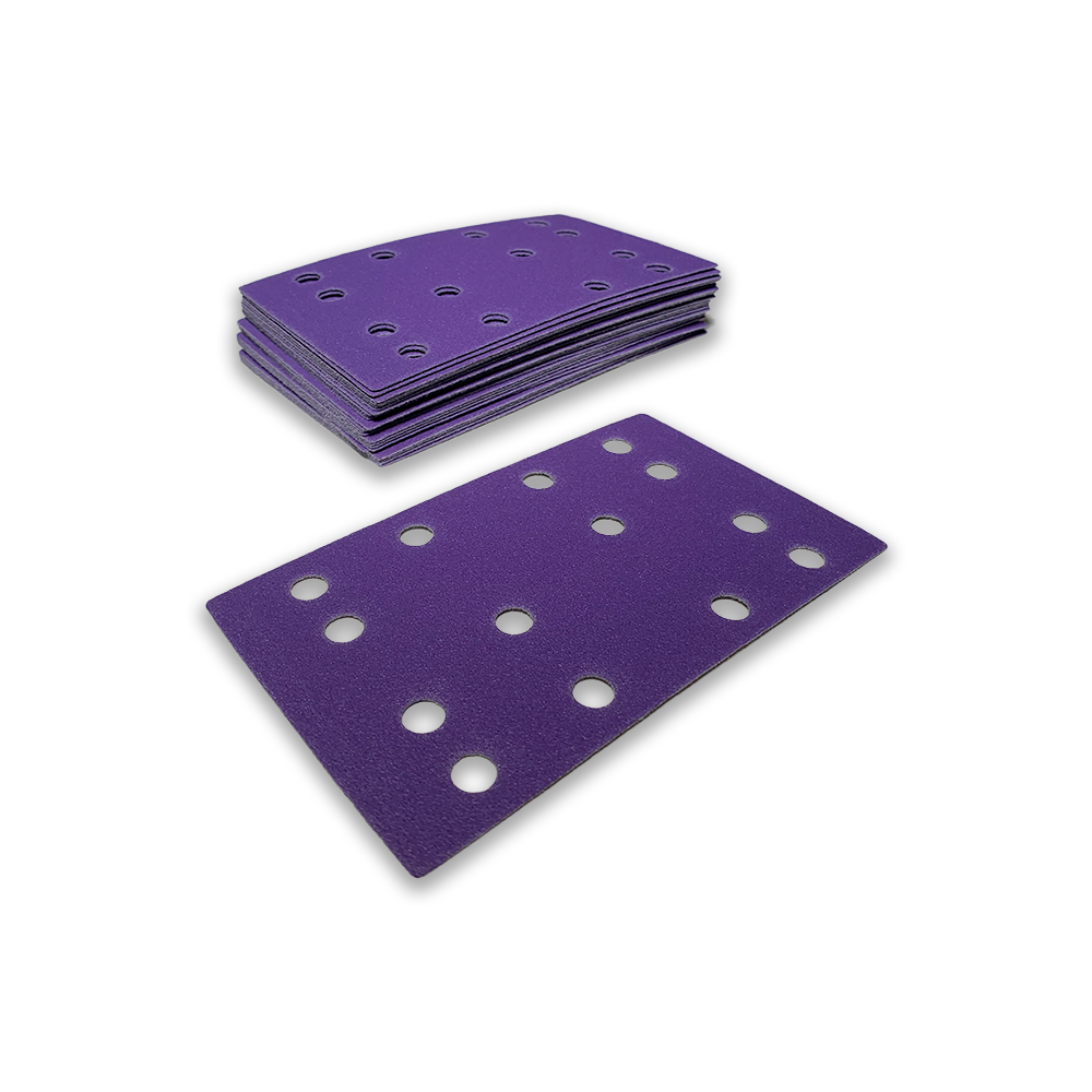 Cool Abrasives Sandpapir   Ark 80x133 Mm   Cool Violet  25 Stk  Korn P40