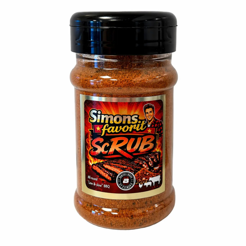 Danish Bbq Simon Favorit Scrub 210g