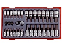 35 Dele Top- Og Bitssæt Med     Quot  Og     Quot    -fatning Teng Tools Ttbs35