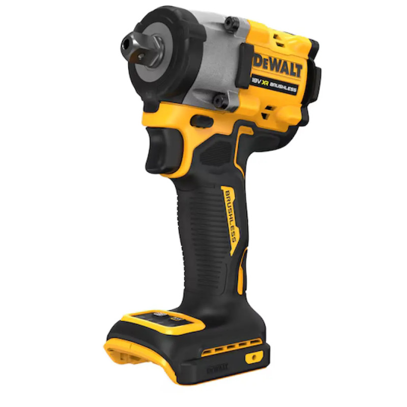 Dewalt 18v Xr Kulløs Kompakt Quot Slagnøgle Med Stopstift-firkantfæste Solo Dcf922n-xj