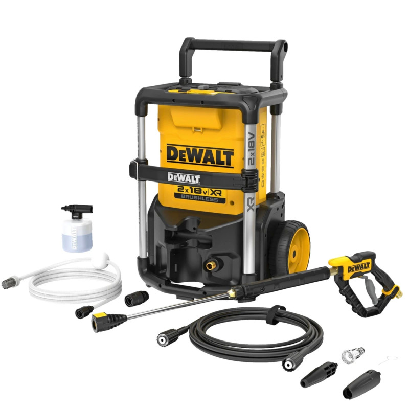 Dewalt 2x18v Xr Højtryksrenser 110 Bar Solo Dcmpw1600n-xj